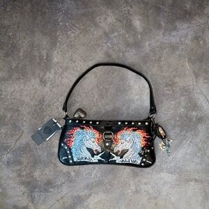 NWT Ed hardy shoulder purse